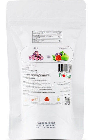 Freeze Dry Kurutulmuş Mor İncir 110 Gr 110 G