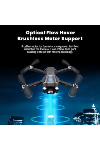 W1 Pro S 480p Hd Kamera Drone Katlanabilir, Wifi Fpv, Fırçasız Motor, Engel Kaçınma, Mini Iha
