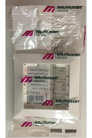 Mutlusan Candela Beyaz Tekli Çerçeve