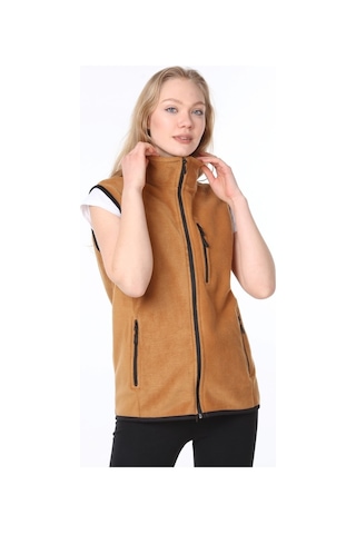 Ghassy Co. Kadın Polar Çok Cepli Trekking Lacivert Spor Yelek - 166217721