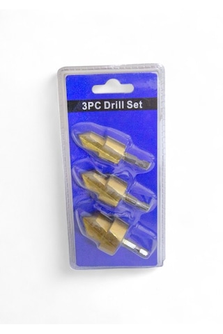 Alfa Hırdavat 3 Pcs 15-19 Mm 18-24 Mm 24-31 Mm Dril Set