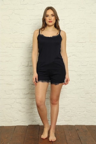 Akbeniz Kadın Ip Askılı Şortlu Pijama Takım 3584