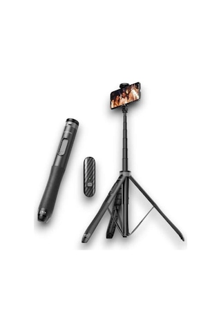 Northcity Selfie Çubuğu - 360 Dönen Telefon Tutucu, Tripod Ve Bluetooth Uzaktan Kumanda