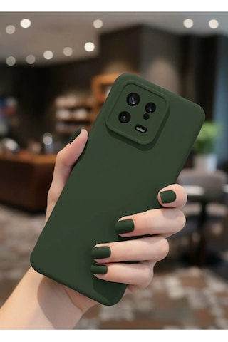 Xiaomi Mi 13 Kılıf Içi Kadife Süet Tasarımlı Kamera Korumalı Silikon A Kalite Lansman Kapak