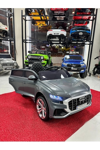 Audi Akülü Araba 12 Volt 0-5 Yaş Gri