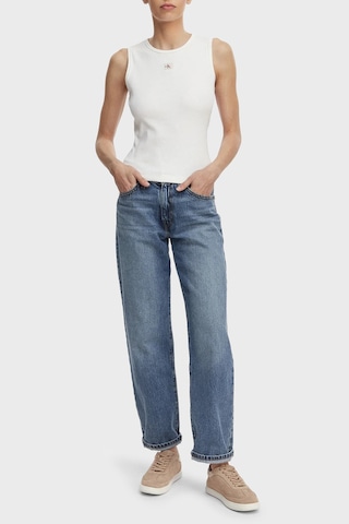 Calvin Klein Bayan Top Lv047f246g Yaf Beyaz