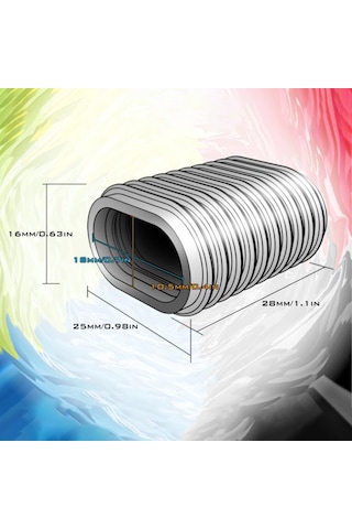 Maiyame Kırmızı Silikon Balıkçılık Makinesi Kolu Koruması 2 Adet - 2.8x2.5x1.6cm