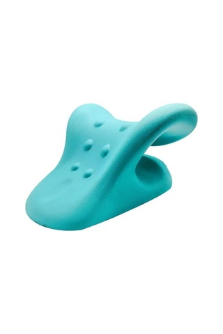 Fortunelane Mavi Boyun Travyon Yastığı - Evde Kemer Masajı, Sağlıklı Kemer Bakımı, Kolay Kullanım Çok Renkli Çok Renkli