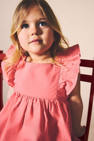 Defacto Askılı Poplin Elbise Kız Bebek H4370a526smpn682 Pembe-pn682