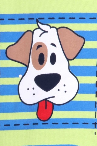Breeze Erkek Çocuk Şortlu Takım Sevimli Köpekçik 1-4 Yaş, Fıstık Yeşili