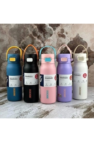 Dodge Çelik Termos Matara 580ml Mavi Mavi