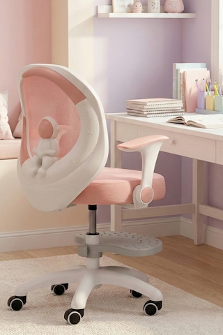 Drift Luna Çocuk Çalışma Sandalyesi Ayak Pedallı Pembe