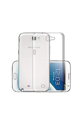 Kvy Samsung Galaxy Uyumlu Note 2 Kamera Korumalı Süper Silikon Kılıf