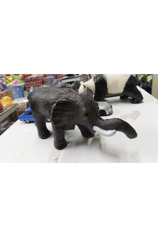 Plastik Oyuncak Hayvan Büyük Boy Afrika Fili 17 Cm