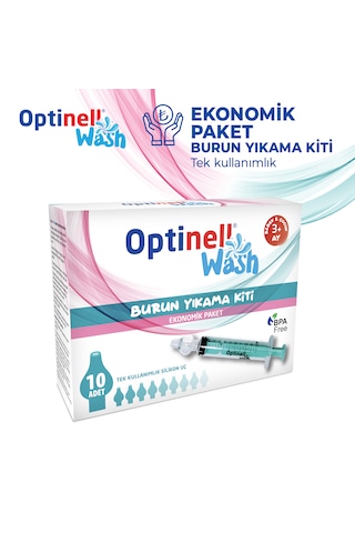 10 'lu Şırıngalı Burun Aspiratörü Bebek Burun Temizleme Aparatı 1 Şırınga 10 Ml Enjektörü