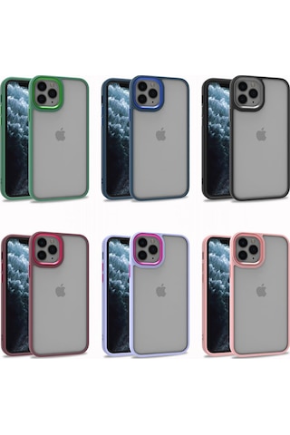 İphone Uyumlu 11 Pro Max Uyumlu Tchs Flora Kılıf-siyah Siyah