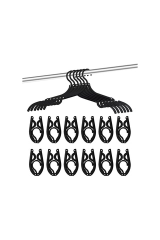 Seyahat 24 Parçalı Taşınabilir Katlanabilir Çamaşır Askıları Kurutma Rafı İle B Diğer