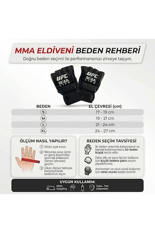 Hsport Ufc Mma Eldiveni Suni Deri Kesik Parmak Tasarımı Velcro Bilek Desteği Kafes Dövüşü Ve İdman Xlarge Açık Mavi