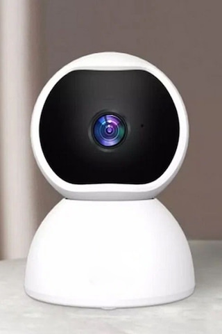 Thentech Tavana Duvara Sabitlenebilir Masaüstü Kullanılabilir Ip Kamera 360 Derece Dönen Wıfı Güvenlik Kamera