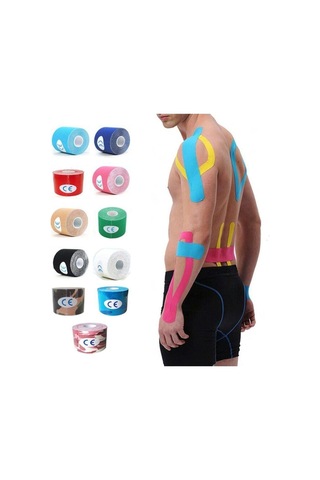 BiaTape Kinesio Kinesiology 5cmx5m Mavi  Sporcu Bandı