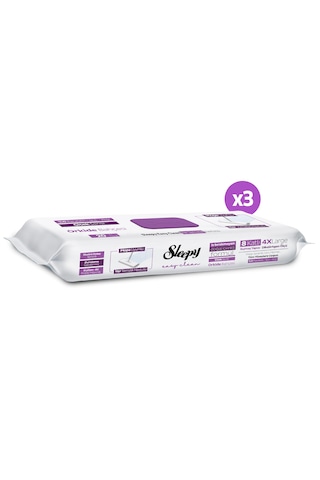 Sleepy Easy Clean Orkide Bahçesi Mopa Uyumlu Yer Temizlik Havlusu&Mendili 3x20 (60 Yaprak)