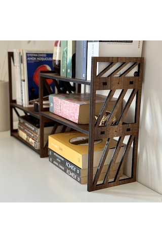Mk30-masaüstü Kayar Kitaplık Ceviz