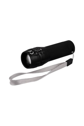 Police Pc - 30 Cree Led + Zoom El Feneri Siyah