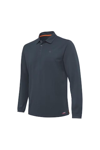 Beretta Antrasit Tech Polo Yaka Uzun Kol T-shirt Xlarge