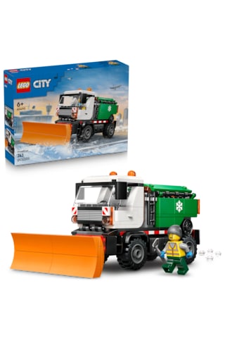 LEGO® City Kar Küreme Aracı Oyuncağı 60490 - 6 Yaş Üzeri Çocuklar için Sürücü Minifigürlü Yaratıcı Oyuncak Yapım Seti (263 Parça)