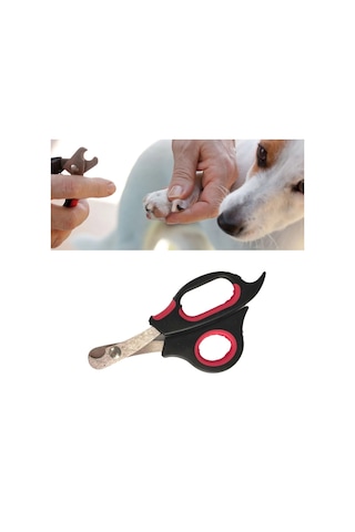 Büyük Irk Köpek Kedi Çelik Uçlu Evcil Hayvan Tırnak Makası Pati Bakım Aleti Ergonomik Kaymaz 5047