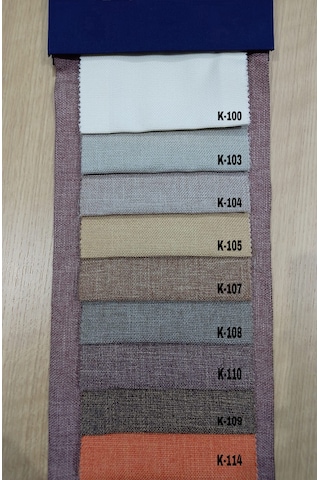 As Perde Keten Fon Perde Çok Renkli