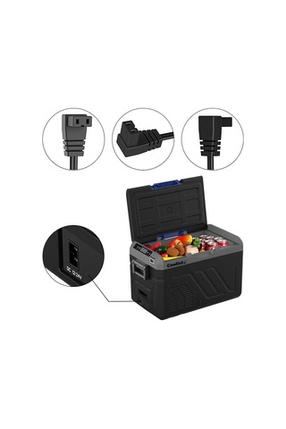 Coolist Clt12dc Kompresörlü Araç Buzdolapları İçin 12v/24v Üniversal Çakmaklık Kablosu Fr Clt12dc