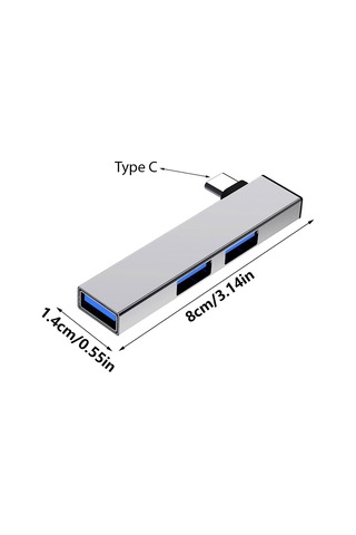 Type c 90 derece L tipi usb 2.0 ,3.0 hub 3 port usb çoklayıcı hub Ürün