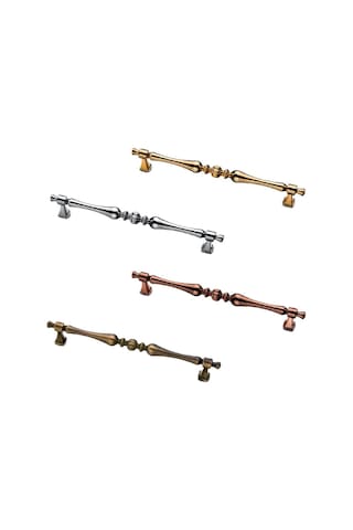 Vezir Model Mat Altın 160 Mm Metal Kulp 5 Adet Modern Ve Zarif Dolap & Çekmece Kolu Altın