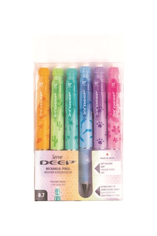 Deep Uçlu Kalem 6'lı Set - Doğa Serisi