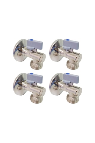 Eca Filtreli Çamaşır / Bulaşık Makinası Musluğu 1/2 4 Adet 602111059 Krom