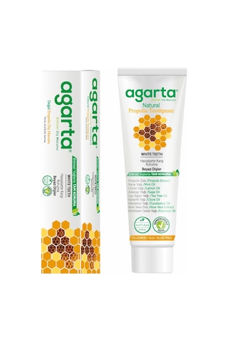 Agarta Doğal Propolisli Florürsüz Diş Macunu  100 ML