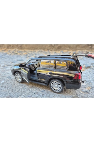 Oyuncak Araba Toyota Jip Land Cruiser V8 Model Araç Sesli &ışıklı