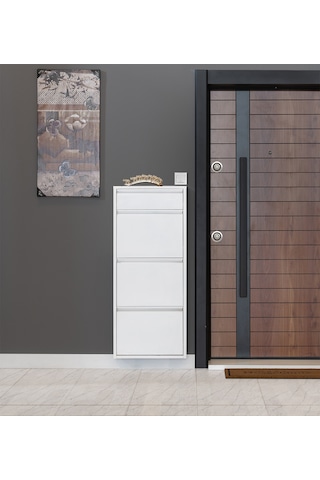 Kaser Metal 3'Lü Ekstra Metal Ayakkabılık (548177291) Beyaz