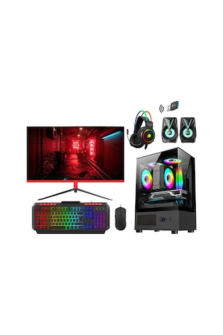 Rotampc RT3213 İ5-8500 16 GB 512 GB SSD 8 GB RX580 Vga 27" Free Dos Masaüstü Oyuncu Bilgisayarı
