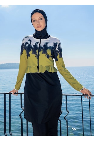 Mayovera Tesettür Mayo - Batik Siyah