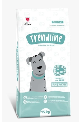 Trendline Biftekli Yetişkin Köpek Maması 15 KG
