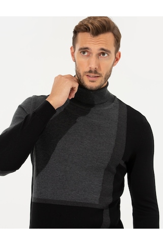 Pierre Cardin Erkek Gri Triko Kazak 50261176-vr024 Gri