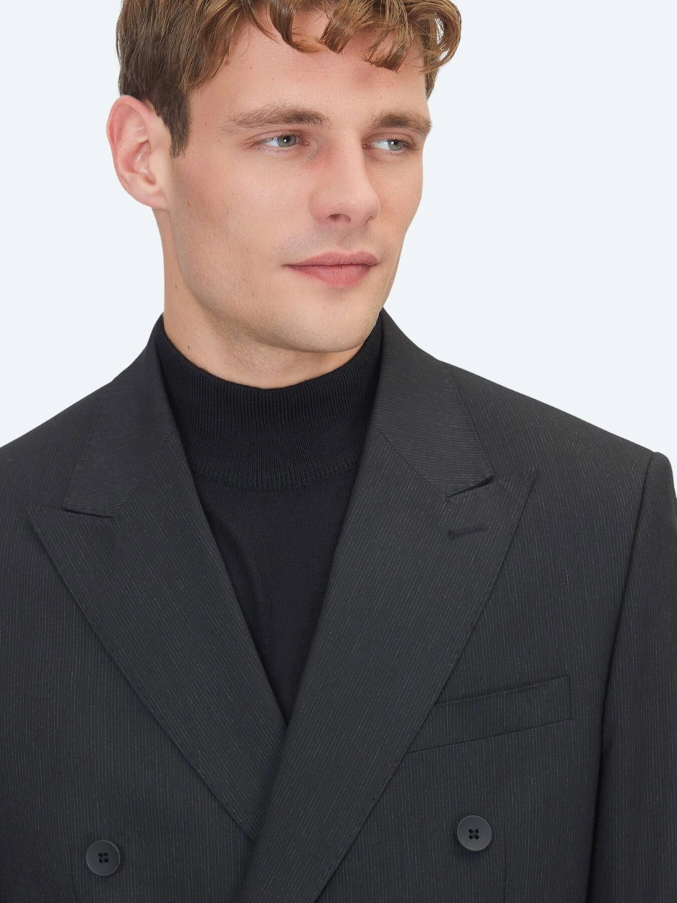 Kip Siyah Mikro Modern Fit Takım Elbise Siyah
