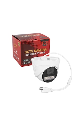 Plato Pl-29099 5mp 2.8mm 4 Warmled Fullcolor Plastik Kasa Ahd Analog Dome Güvenlik Kamerası