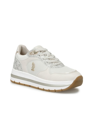 U.s. Polo Assn. Shery 4fx Bej Kadın Spor Ayakkabı 000000000101532624 Bej
