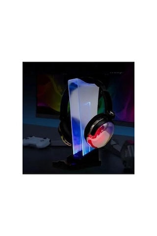 Gm-01 Siyah Rgb Işıklı Gaming Oyuncu Kulaklık Standı