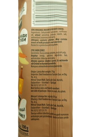 Long Chips Mashed Potato Snack Original 75 G
