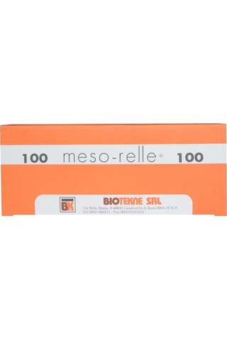 Meso-Relle Mezoterapi İğnesi 27 G 0.40 x 6 MM 100'lü