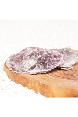 Ham Lepidolit Doğal Taş Plaka